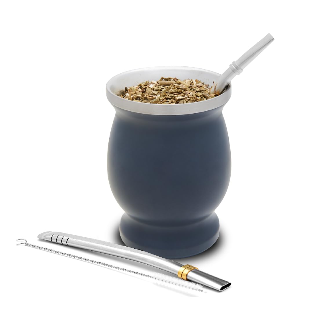 BALIBETOV stainless steel double-wall mate cup keeps drinks warmer longer