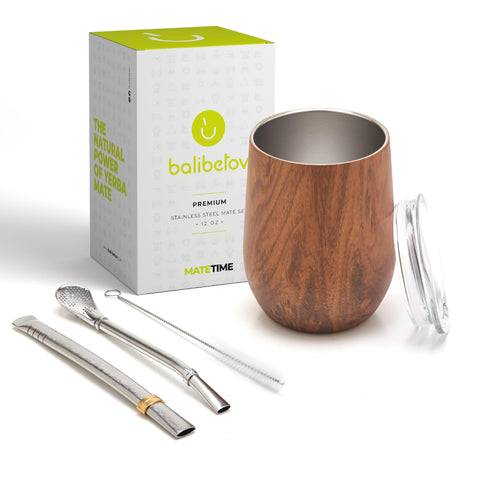 BALIBETOV two bombillas included for easy sipping and filtration