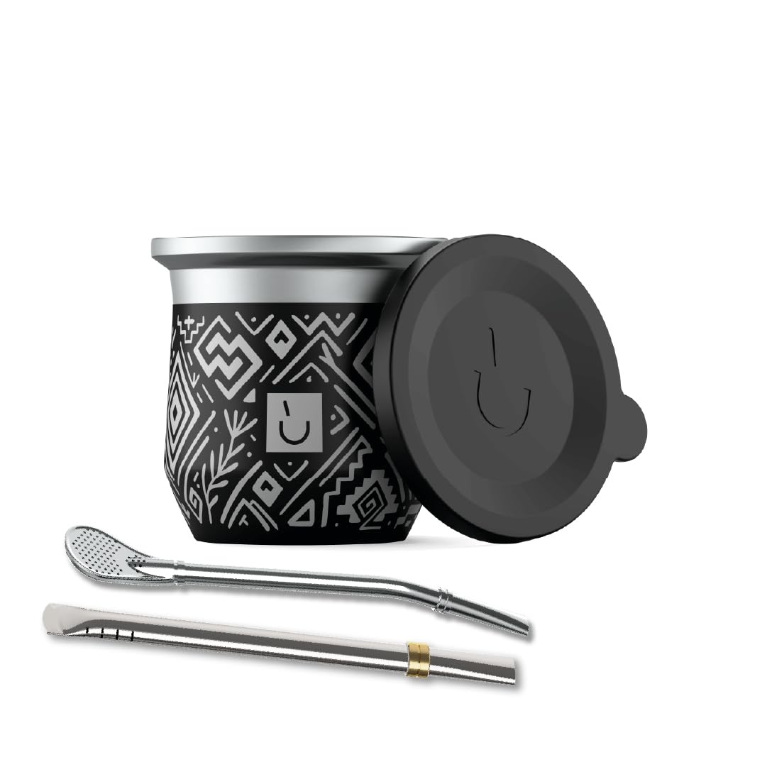 BALIBETOV Yerba Mate Cup vacuum insulated body keeps drink hot longer for outdoor sips