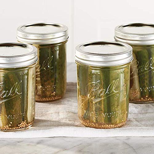 Ball 12-count mason jar set for versatile kitchen projects.