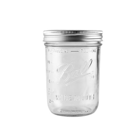 Ball mason jar lid close-up showing airtight seal for fermentation