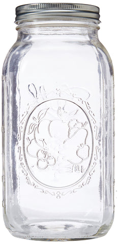 Ball 64-ounce jars offer easy grip and handling for everyday use.
