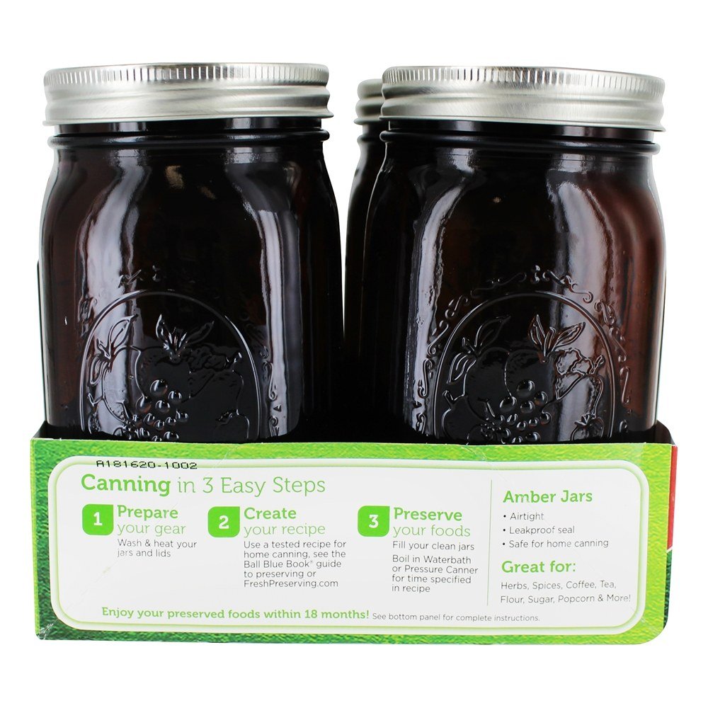 Ball BPA-free dishwasher-safe jars highlight easy cleanup.