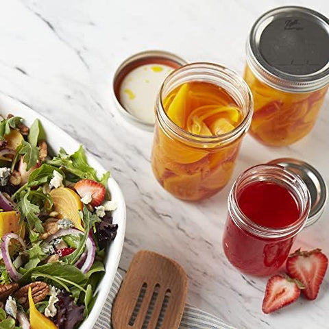 Ball BPA-free, Made in USA jars emphasizing quality and safety.