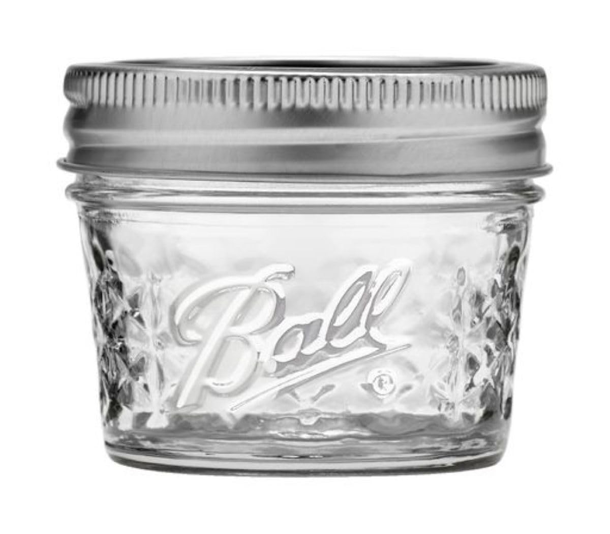 Ball brushed-silver lid closeup showing stylish design for kitchen-ready storage.