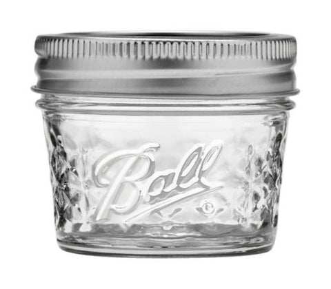 Ball brushed-silver lid closeup showing stylish design for kitchen-ready storage.