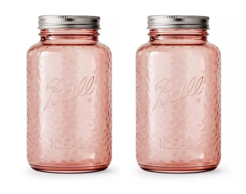 Ball Collectors Edition rose jars with lids for canning and decor