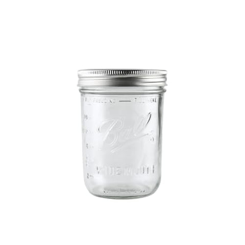 Ball heat-resistant glass emphasizes safe hot-water processing and durability.
