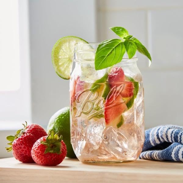 Premium USA-made glass jars with BPA-free construction