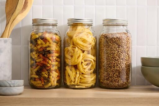 Ball pack of 4 wide-mouth jars for meal prep and gifting.