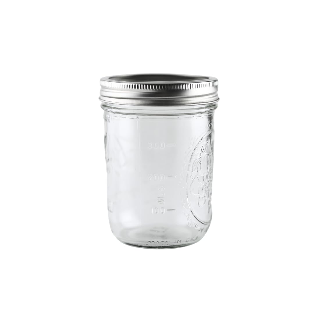 Made in the USA quality: Ball large glass jars offer durability.