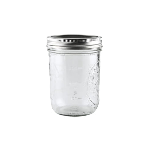 Made in the USA quality: Ball large glass jars offer durability.