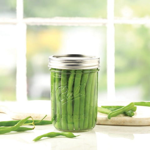 Ball 16oz jar ready for canning jams and pickles.
