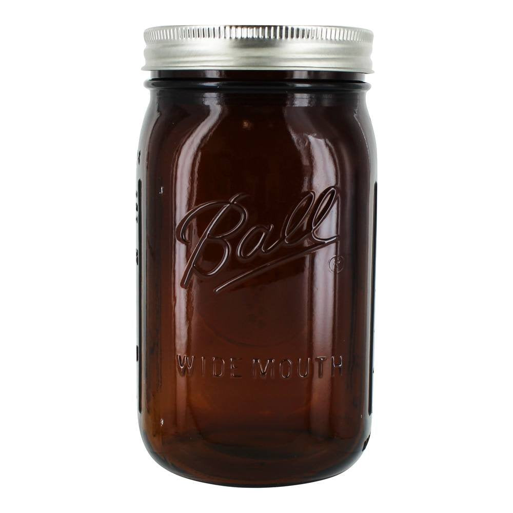 Ball jars with sure-tight lids demonstrate airtight sealing for jams.
