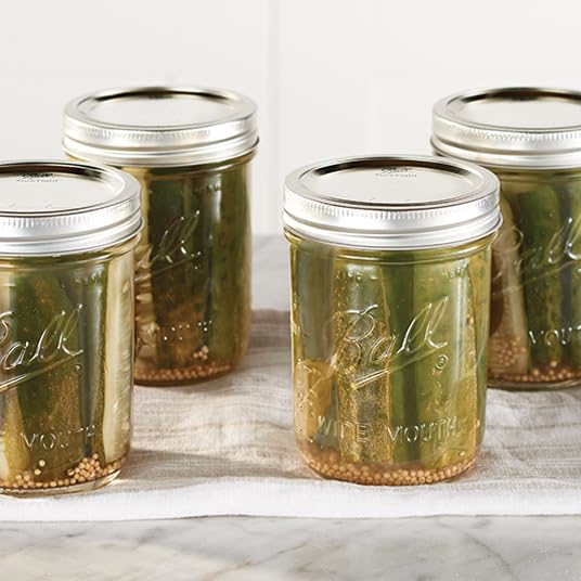 Ball wide mouth 16oz jar for juice or beverage storage