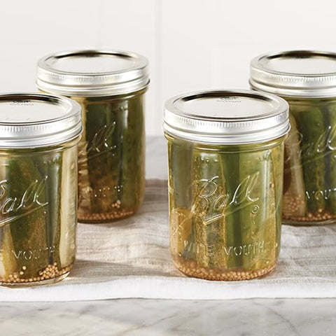 Ball wide mouth 16oz jar for juice or beverage storage