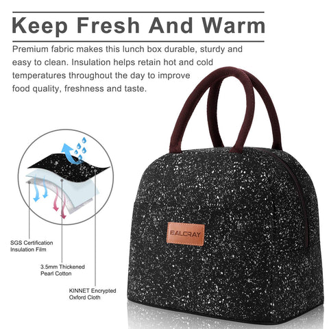 BALORAY padded handle offers comfortable carrying during the day.