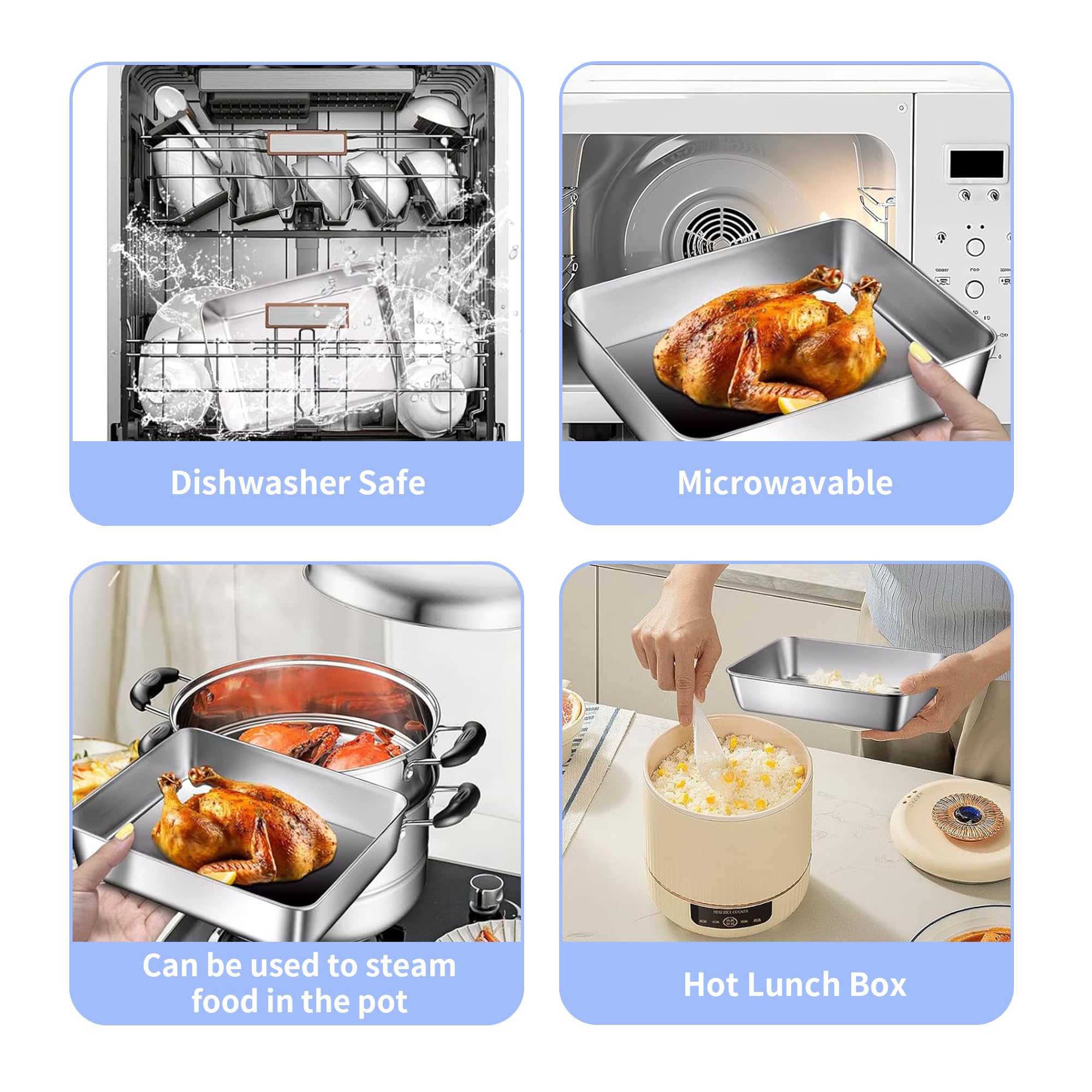BALSALTA stackable fridge storage saves space and keeps contents organized.