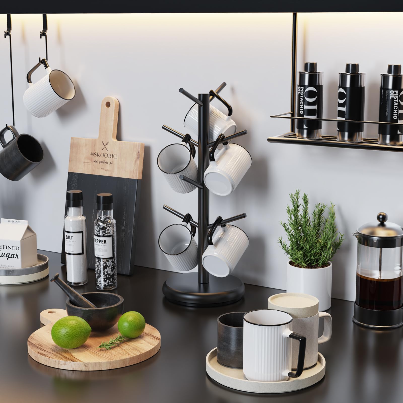 BAMBANG mug tree makes a stylish gift for coffee lovers.