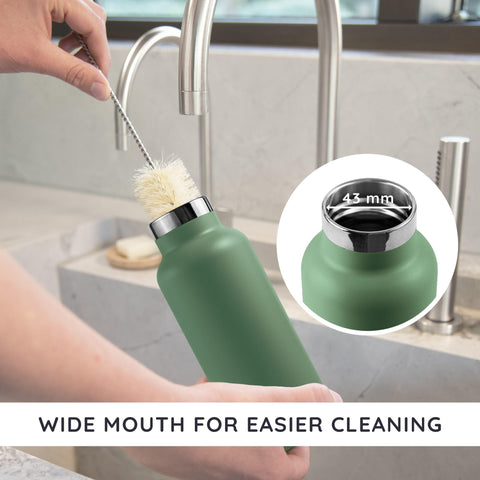 Bambaw 304 stainless steel interior for durable, safe hydration.