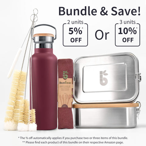 Easy to clean spacious neck of Bambaw water bottle