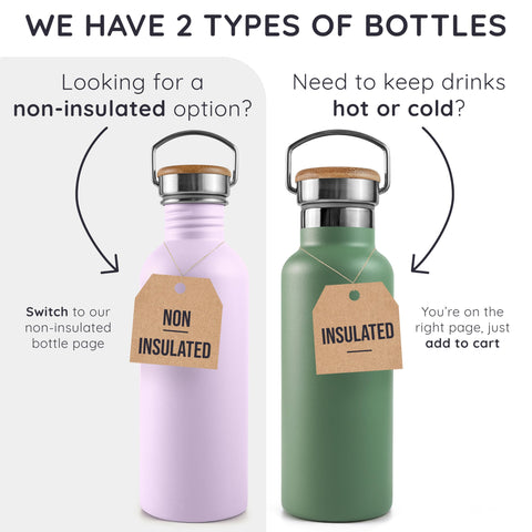 Bambaw lead-free insulation with stainless interior for clean hydration