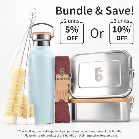 Bambaw portable 32oz bottle ideal for workouts and commuting