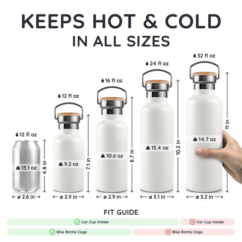 Bambaw spacious neck allows easy cleaning with a brush