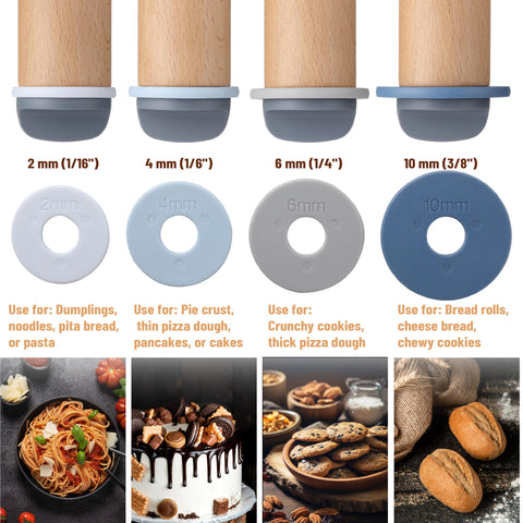 Bamboo Land 2mm ring for delicate dough like dumplings and pasta.