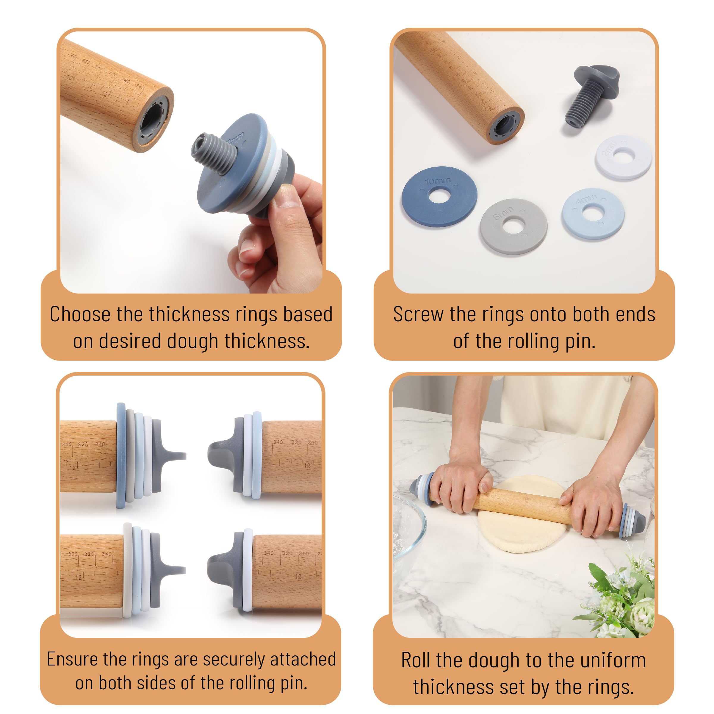Bamboo Land 4mm ring ideal for pie crusts and pancakes.