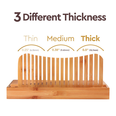 Bambüsi included bread knife attaches magnetically for easy use.