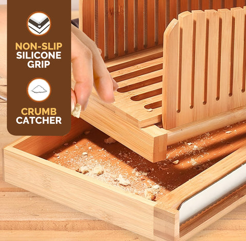 Bambüsi magnetic knife holder keeps tools secure during storage.