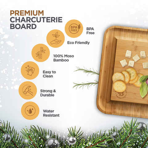 Bambüsi cheese knife set stored in the hidden drawer for easy access.