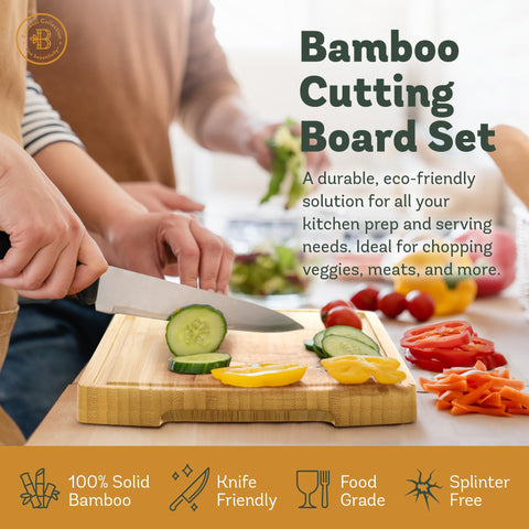 Bambüsi charcuterie-cheese board doubles as a stylish serving tray.