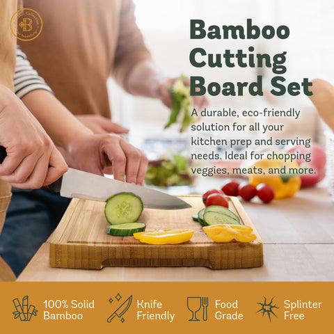 Bambüsi cheese and charcuterie board ideal for serving selections