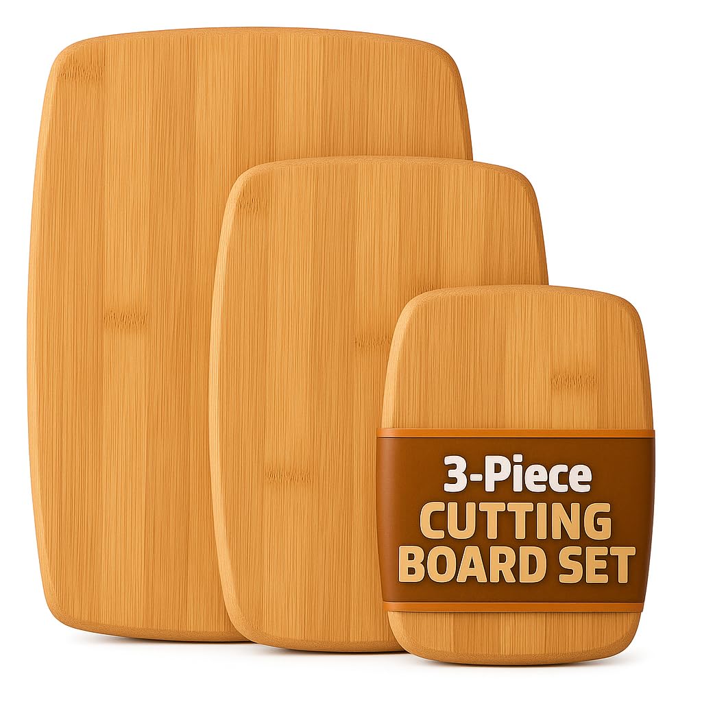 Bambüsi boards with mineral oil finish are easy to clean.