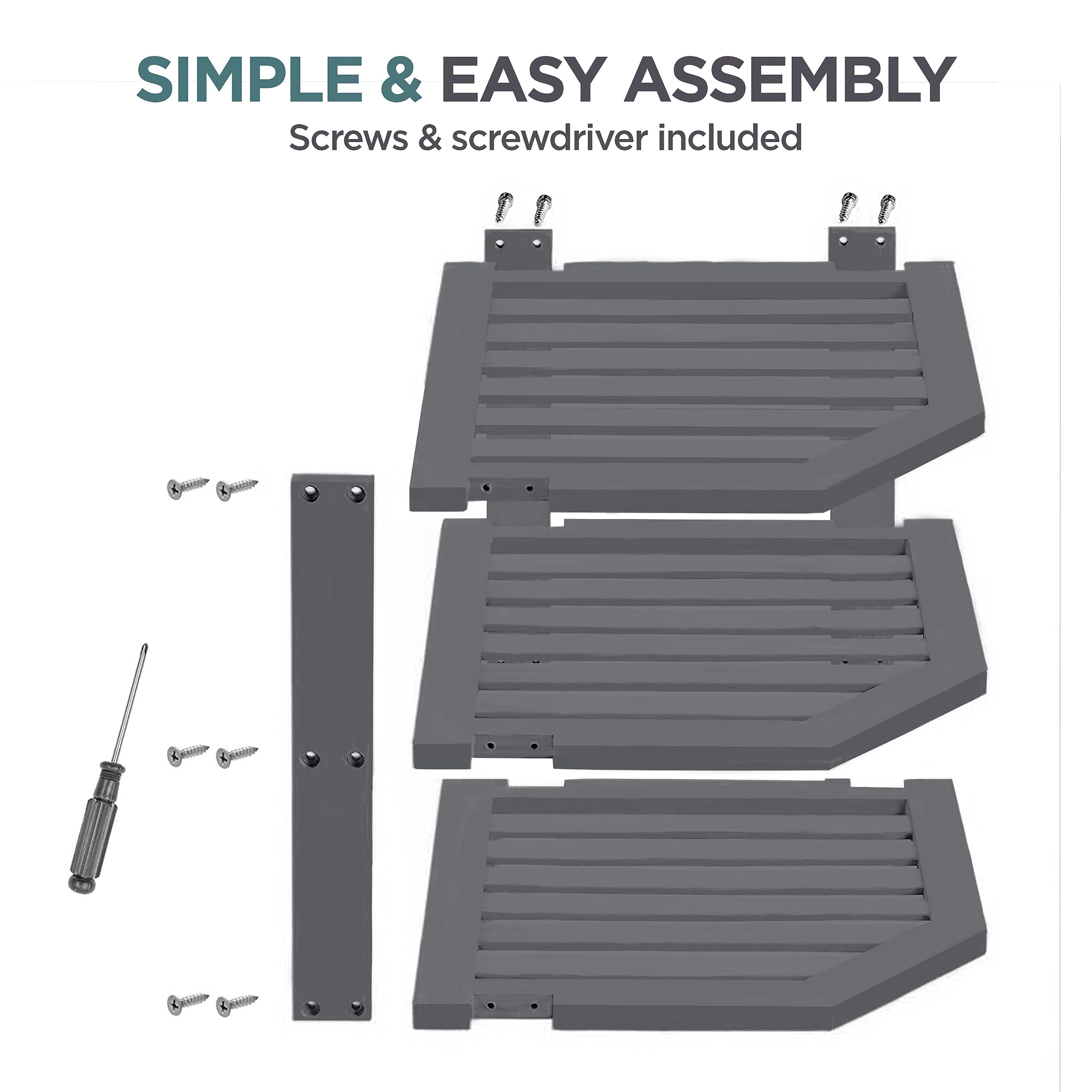 Close-up of smooth bamboo texture with grey finish.