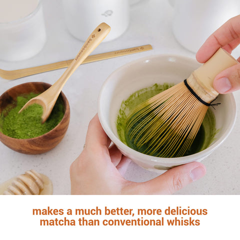 BAMBOOWORX ceremonial matcha kit on display