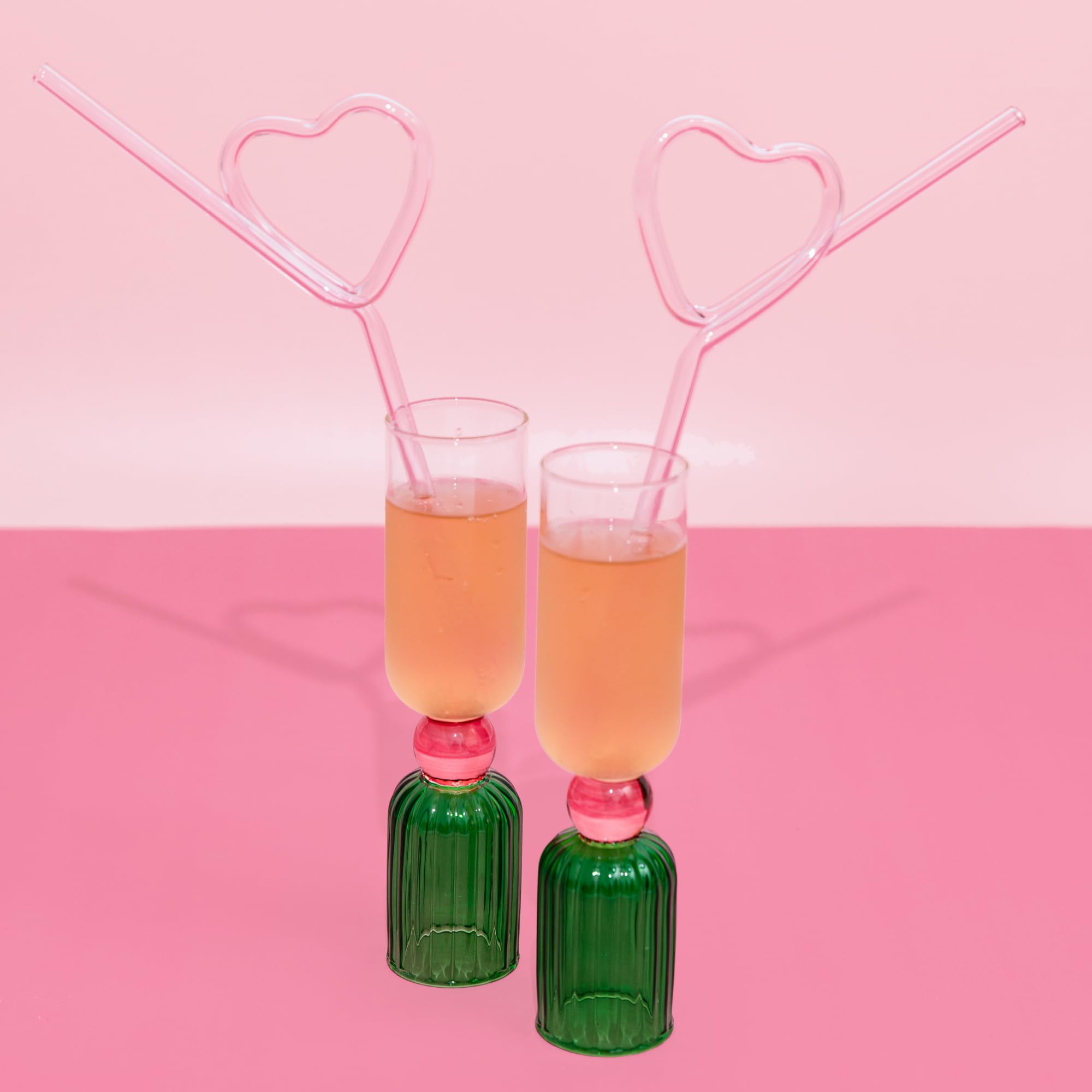 ban.do bar glass set 2 six-point-six-ounce capacity ideal for champagne.
