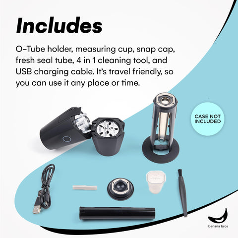 Banana Bros OTTO one-touch milling button close-up for precise grinding