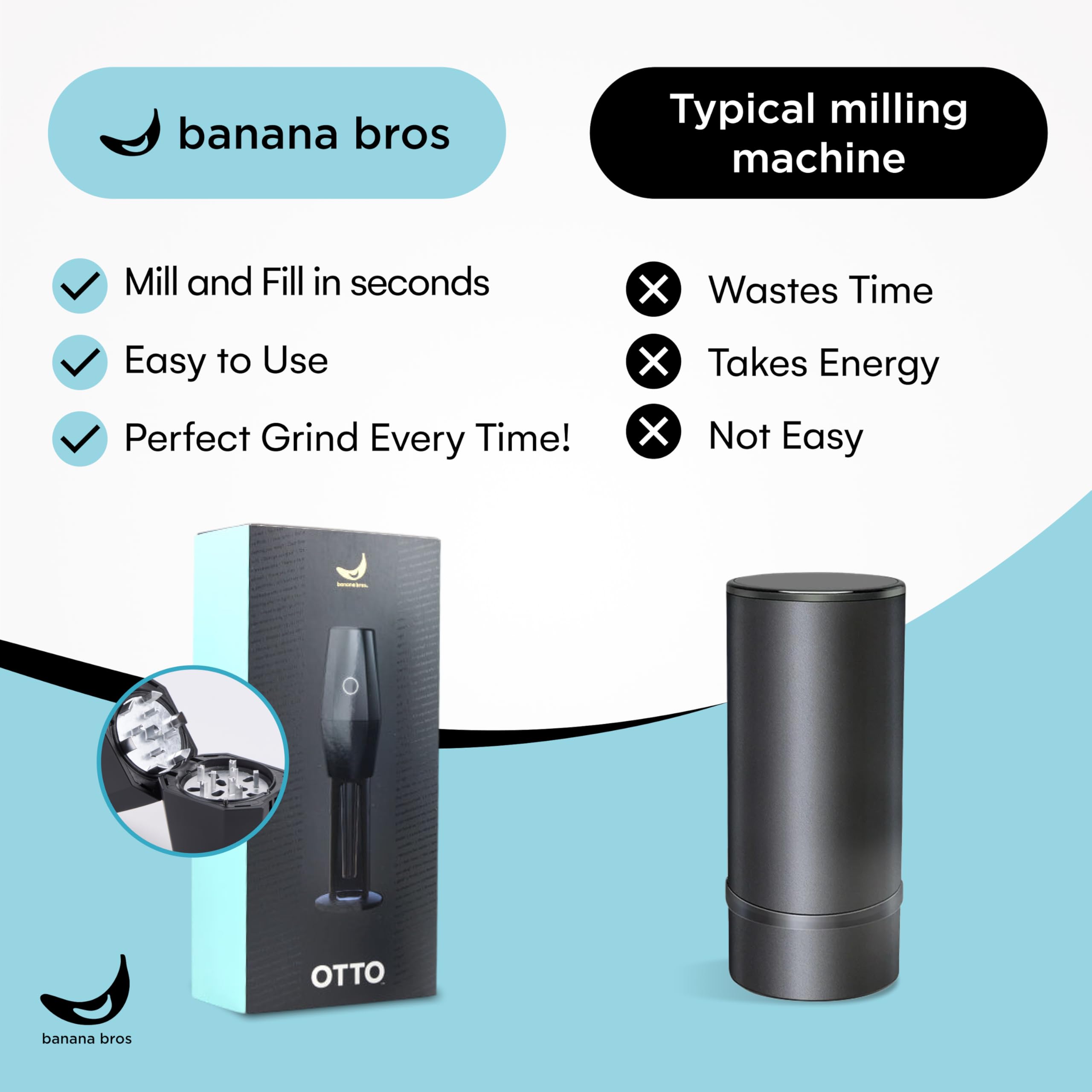 Banana Bros OTTO storage tube seal preserving aroma after use
