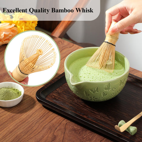 Bandiction bamboo spoon for precise matcha scooping