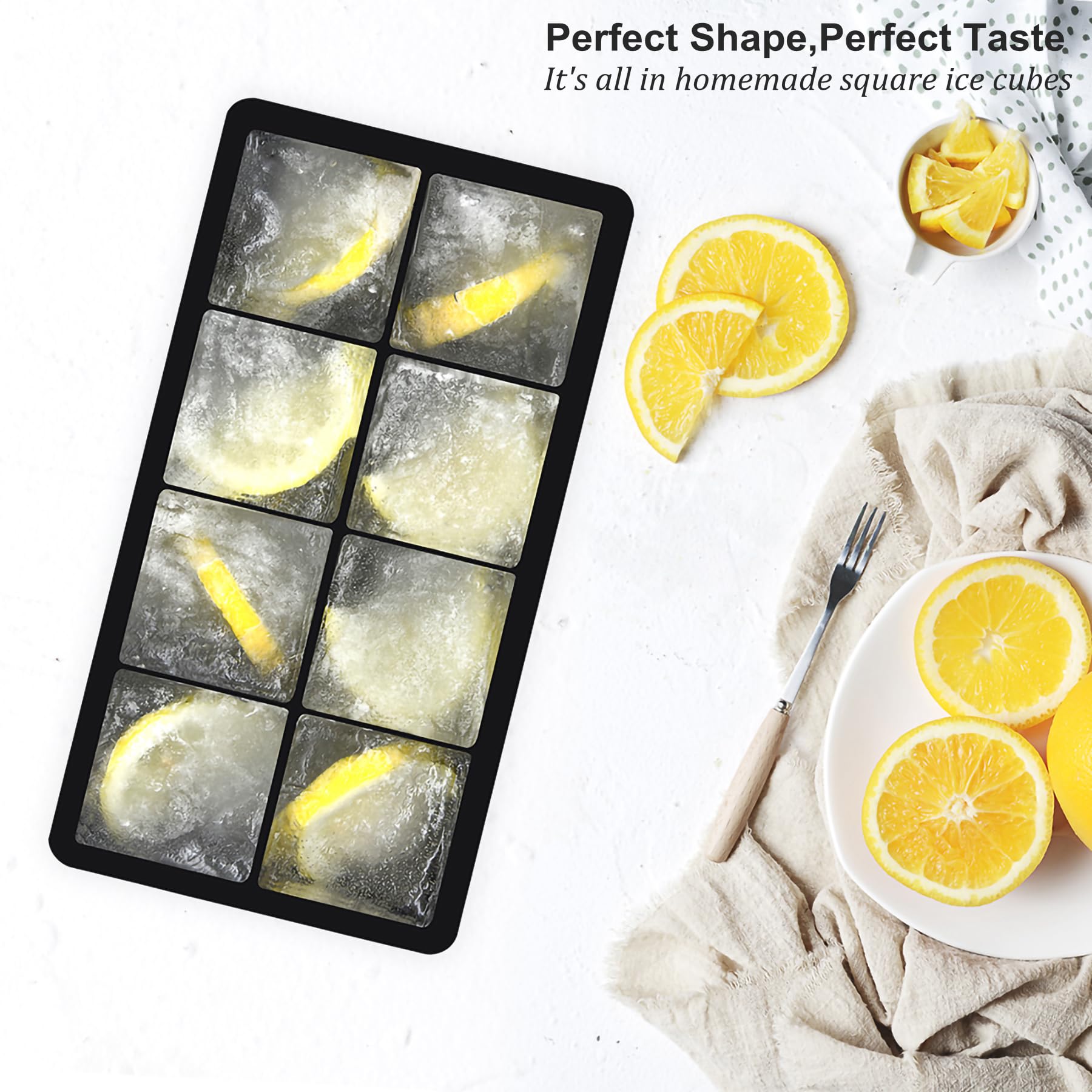 Bangp large square ice cubes ideal for cocktails and slower dilution.
