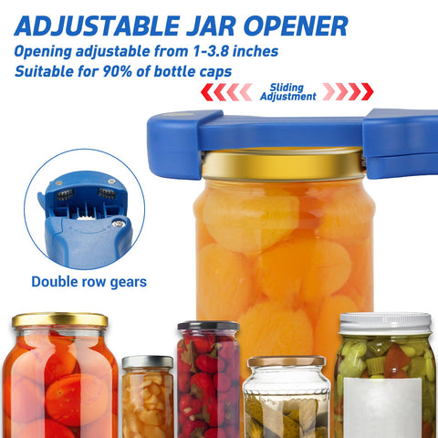 Banyaa retractable gears blue enables lid grip adjustment