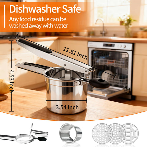 BAPOTH spaetzle maker attachment expands recipe options beyond potatoes.