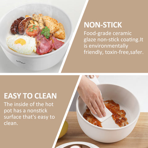 Bar Bear Hot Pot Electric removable cord for portable use.