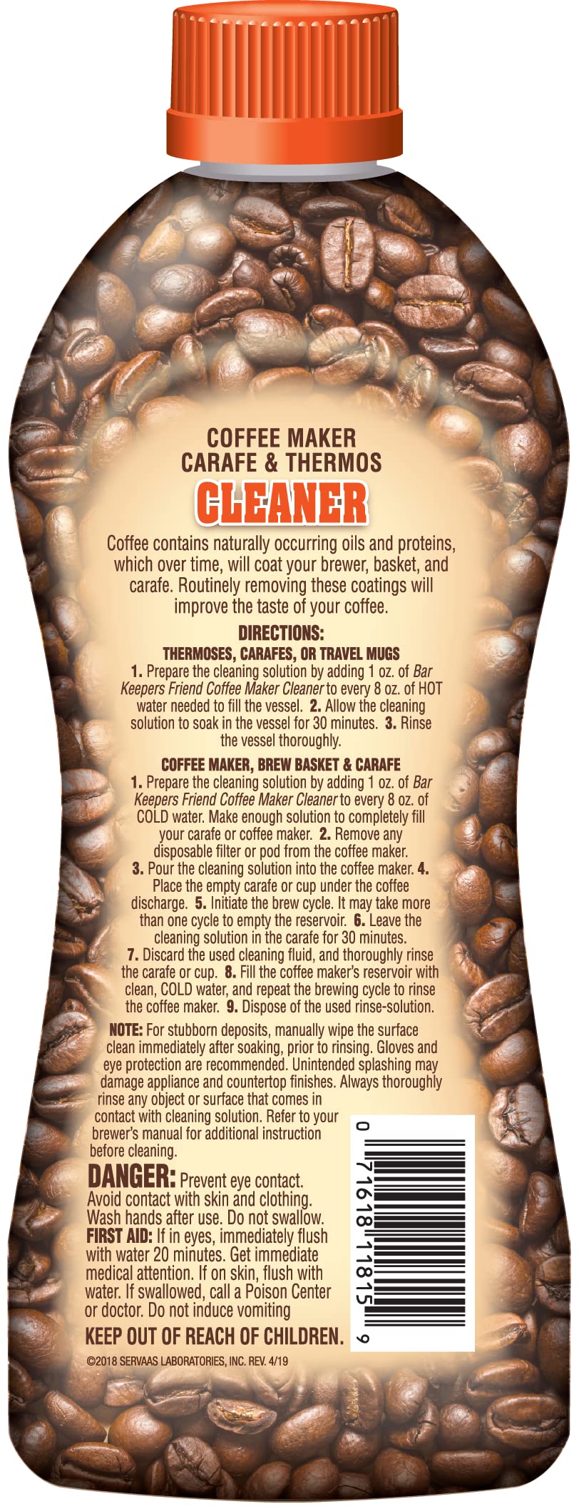 Bar Keepers Friend Coffee Maker Cleaner descaling process for better-tasting coffee