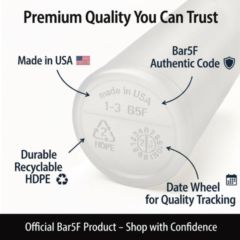 Bar5F easy cleaning with gasket chamber for quick sanitizing.