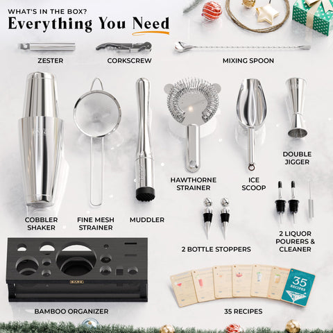 Bare Barrel 35 recipe cards spread for drink ideas