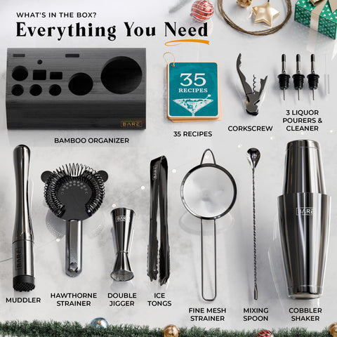 Bare Barrel bar spoon ideal for layered stirring and muddling